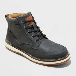 Men's Kendrick Lace-Up Boots - Goodfellow & Co Charcoal 13